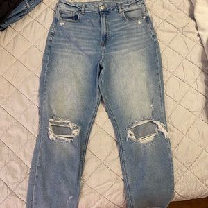 American eagle size 10 curvy mom jeans